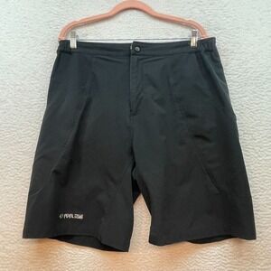 Pearl Izumi Shorts Mens Large Black Padded Cycling Biking Outdoor Lined Cargo